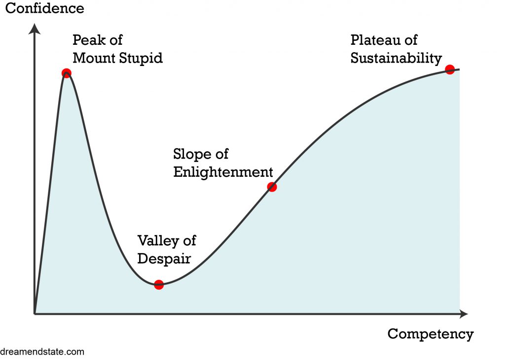 The Dunning-Kruger Effect: The learning Curve